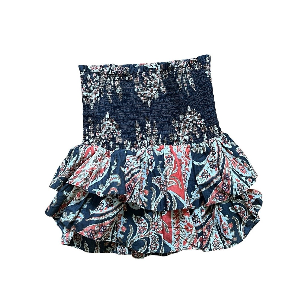 Isabel Marant Etoile Shanon Paisley Print‎ Mini Skirt Feminine Romantic, Size XS